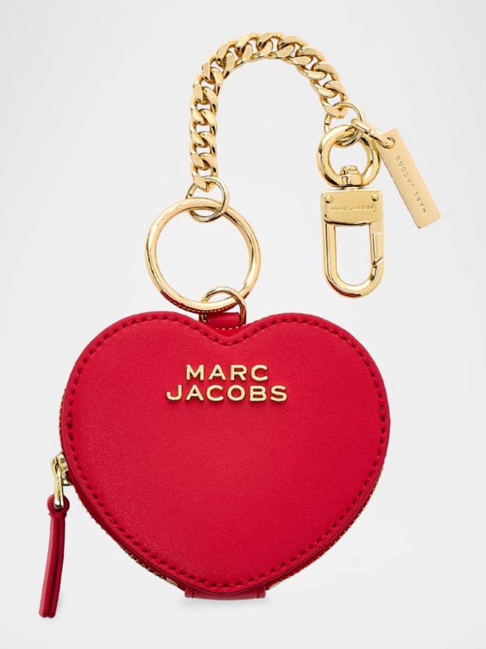 " Marc Jacob" The Heart Pouch Bag Charm" Brand NWT" Authentic